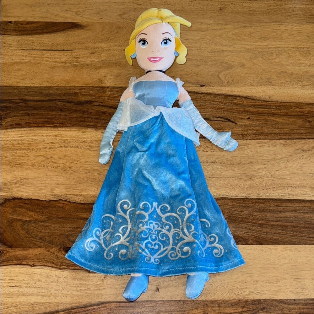 Disney Store Cinderella 21” Soft Doll